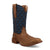Twisted X Womens 11in Tech X Quilted Ginger/Indigo Leather Cowboy Boots