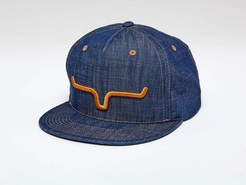 Kimes Ranch Unisex Weekly Tall Denim Wool Trucker Cap