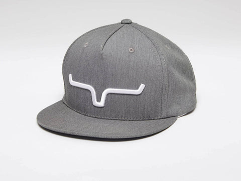 Kimes Ranch Unisex Weekly Tall Grey Heather Wool Trucker Cap