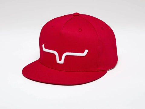 Kimes Ranch Unisex Weekly Tall Red Wool Trucker Cap