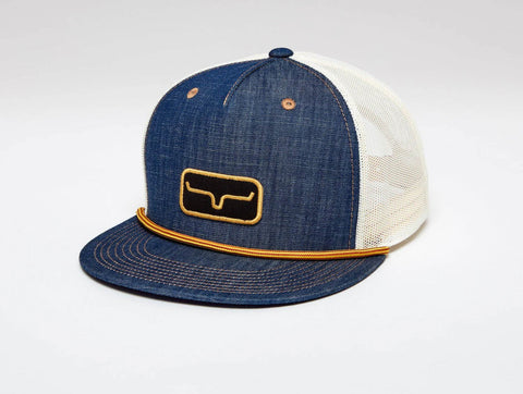 Kimes Ranch Unisex Workhard Denim Cotton Twill Trucker Cap