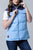 Kimes Ranch Womens Wyldfire Sky Blue 100% Polyester Puffer Vest