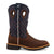 Twisted X Youth Unisex Cowboy Mocha/Navy Leather Work Boots
