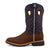 Twisted X Youth Unisex Cowboy Mocha/Navy Leather Work Boots