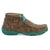 Twisted X Youth Unisex Driving Moc Bomber/Turquoise Leather Chukka Boots