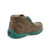 Twisted X Youth Unisex Driving Moc Bomber/Turquoise Leather Chukka Boots