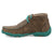 Twisted X Youth Unisex Driving Moc Bomber/Turquoise Leather Chukka Boots