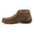 Twisted X Youth Unisex Driving Moc Bomber/Tan Leather Chukka Boots