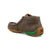 Twisted X Youth Unisex Driving Moc 4-H Taupe/Kelly Green Leather Chukka Boots