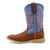 Twisted X Youth Unisex Hooey Cognac/Neon Blue Leather Cowboy Boots