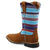 Twisted X Youth Unisex Hooey Serape Saddle/Blue Multi Leather Cowboy Boots
