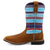 Twisted X Youth Unisex Hooey Serape Saddle/Blue Multi Leather Cowboy Boots