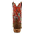 Twisted X Youth Girls Hooey Floral Rustic Brown/Red Leather Cowboy Boots