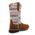 Twisted X Youth Girls Top Hand Serape Pecan/Multi Leather Cowboy Boots