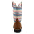 Twisted X Youth Girls Top Hand Serape Pecan/Multi Leather Cowboy Boots