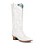 Corral Womens Z5046 White Leather 13in Wedding Cowboy Boots
