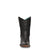 Corral Womens Embroidery Snip Toe Ankle Black Cowhide 8.5in Cowboy Boots