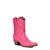 Corral Womens Embroidery Snip Toe Ankle Fuchsia Cowhide 8.5in Cowboy Boots