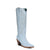 Corral Womens Tall Embroidery Snip Toe Baby Blue Cowhide 15in Cowboy Boots