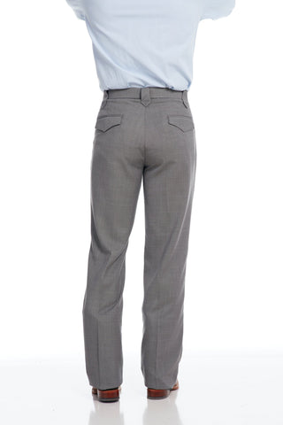 Circle S Mens Steel Grey Polyester Pants Ranch Dress