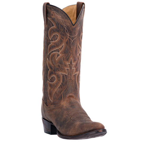 Dan Post Mens Bay Apache Cowboy Boots Leather R Toe 14 D