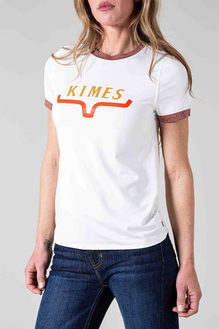 Kimes Ranch Womens Fast Tech T Natural Polyester Blend S/S T-Shirt