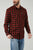 Kimes Ranch Mens Garrison Dark Red Cotton Blend L/S Shirt