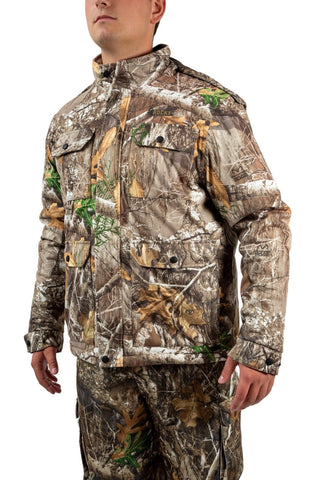 Rocky Mens Waterproof Hunting Scent IQ Realtree Edge Polyester Softshell Jacket