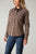 Kimes Ranch Womens Kaycee Denim Brown 100% Cotton L/S Shirt