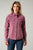 Kimes Ranch Womens Kaycee Denim Wine 100% Cotton L/S Shirt