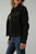 Kimes Ranch Womens Langley Trucker Black 100% Cotton Jacket