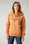 Kimes Ranch Womens Two Scoops Rusty Heather Cotton Blend Hoodie