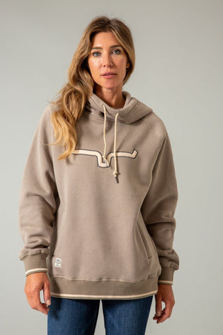 Kimes Ranch Womens Two Scoops Sage Cotton Blend Hoodie