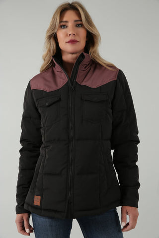 Kimes Ranch Womens Wyldfire Black 100% Polyester Insulated Jacket