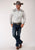 Roper Mens Grey/White Cotton Blend Mini Floral L/S Retro Shirt