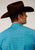 Roper Mens Turquoise Cotton Blend Windowpane Plaid L/S Shirt