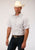Roper Mens Brown/Grey Cotton Blend Wide Stripe S/S Shirt