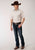 Roper Mens Tan/Cream Cotton Blend Windowpane S/S Tall Shirt