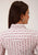 Roper Womens Wine/Cream Cotton Blend Wallpaper Print L/S Shirt