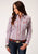Roper Womens Cream/Red Cotton Blend Plaid L/S Shirt