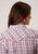 Roper Womens Cream/Red Cotton Blend Plaid L/S Shirt