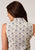 Roper Womens Cream/Navy Cotton Blend Vintage Floral S/L Shirt