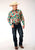 Roper Mens Multi-Color 100% Cotton Tropical Trail Ride L/S Shirt