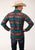 Roper Mens Multi-Color 100% Cotton Ombre Aztec L/S Stripe Shirt
