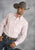 Roper Mens Pink 100% Cotton L/S Snap 1 Pt Back Yoke Poplin Western Shirt