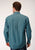 Roper Mens Purple 100% Cotton Circuit Foulard BD L/S Btn Shirt
