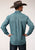 Roper Mens Blue 100% Cotton Medallion Paisley BD L/S Btn Shirt