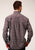 Roper Mens Red 100% Cotton Currant Foulard BD L/S 1 Pkt Shirt