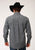 Roper Mens Black 100% Cotton Circle Square L/S Tall Shirt