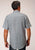 Roper Mens Grey 100% Cotton Vintage Foulard S/S Shirt